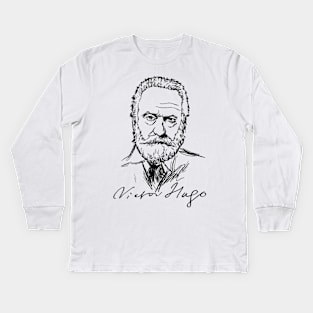 Victor Hugo Kids Long Sleeve T-Shirt